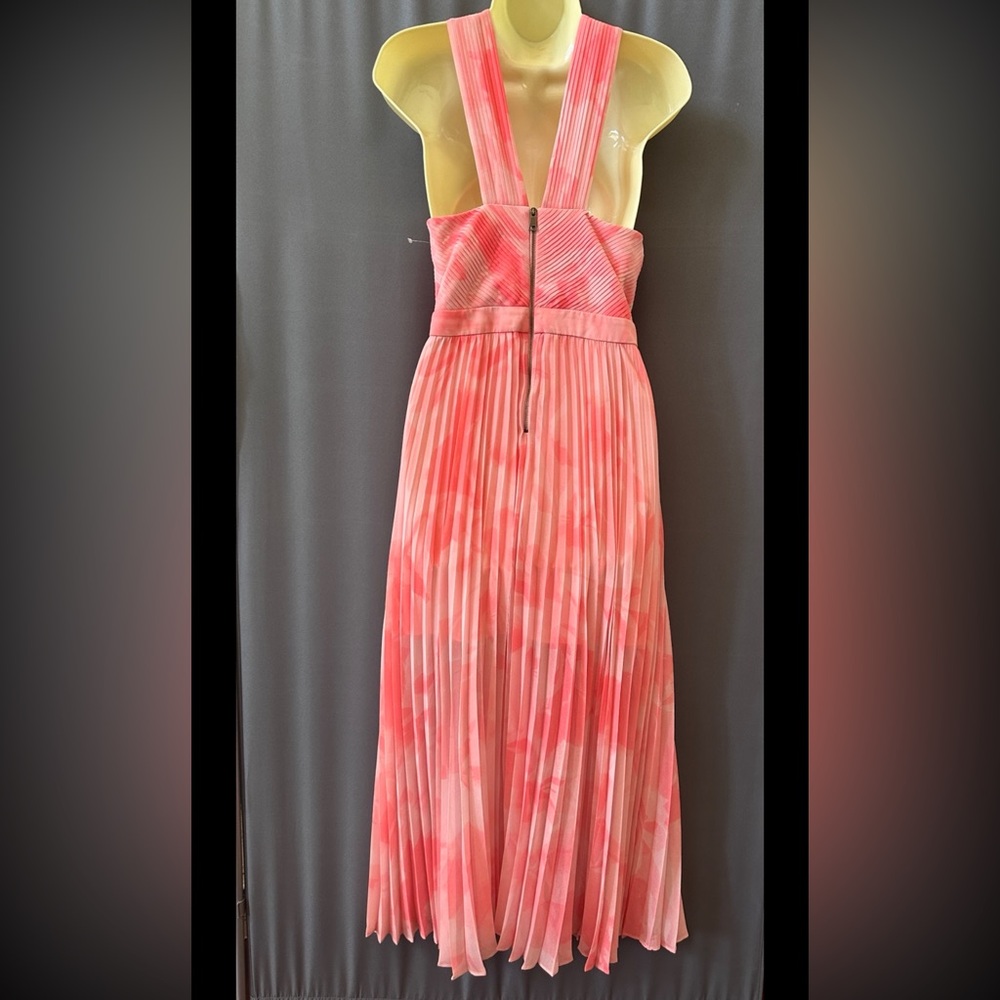Ted Baker chiffon,pleated, midi, Fully Lined Dress,TB2=USA6, new - Picture 4 of 9